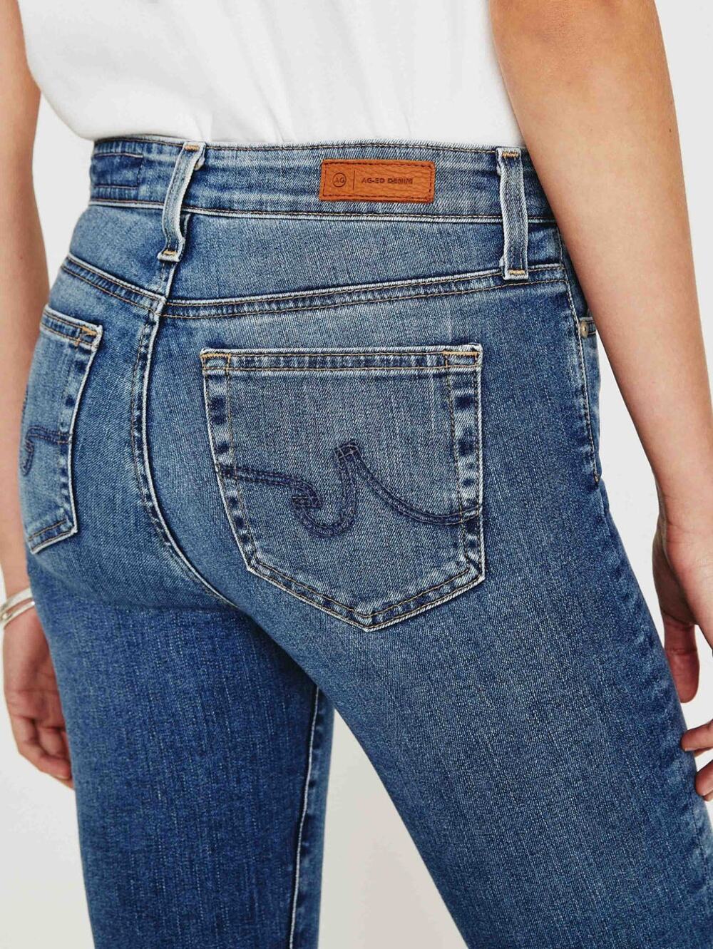 AG, AG-ED Denim, The Mari, High Rise Straight, Med Wash, 24R, NWOT